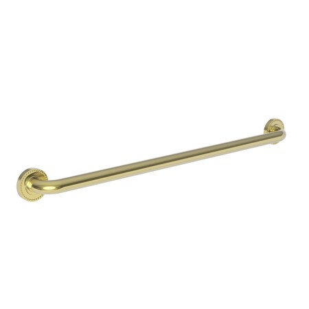 Newport Brass 35" L, Two Post, Solid Brass, 32" Grab Bar in Forever Brass (Pvd), Forever Brass (PVD) 1020-3932/01